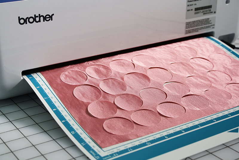 Embellishing Satin Polka Dot
