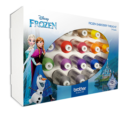 Brother Frozen Embroidery Thread Kit