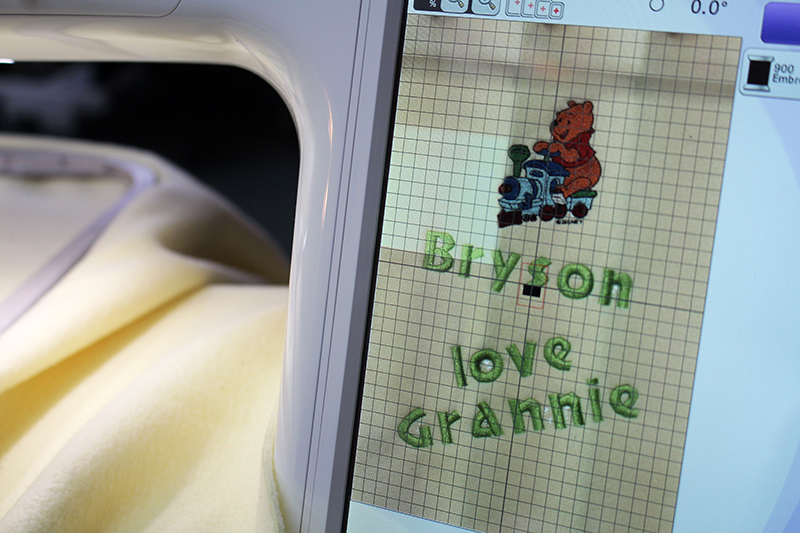 Embroider and Quilt an Adorable Fleece baby Blanket