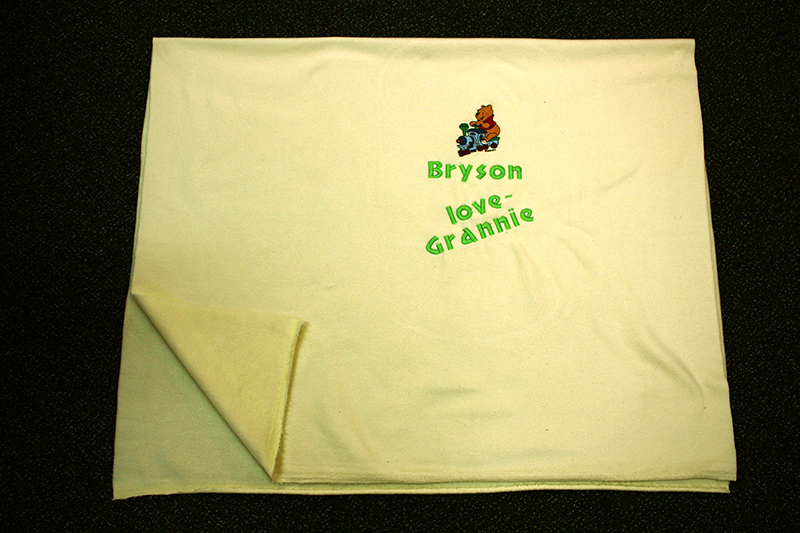 Embroider and Quilt an Adorable Fleece baby Blanket