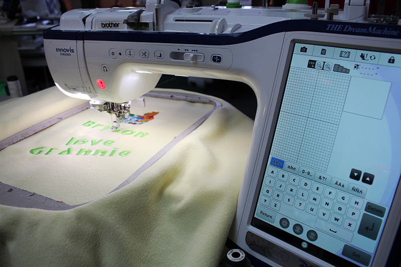 Embroider and Quilt an Adorable Fleece baby Blanket