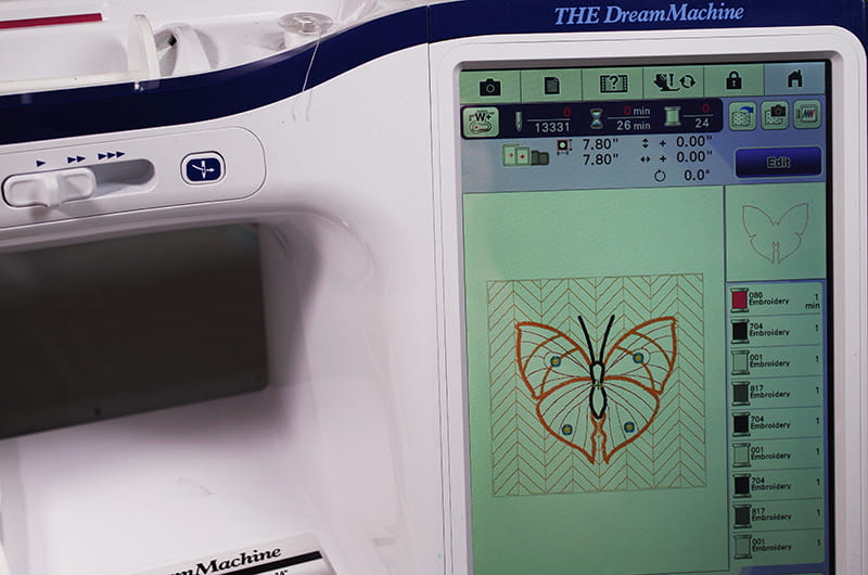 Adjusting Basting Stitch Distance 