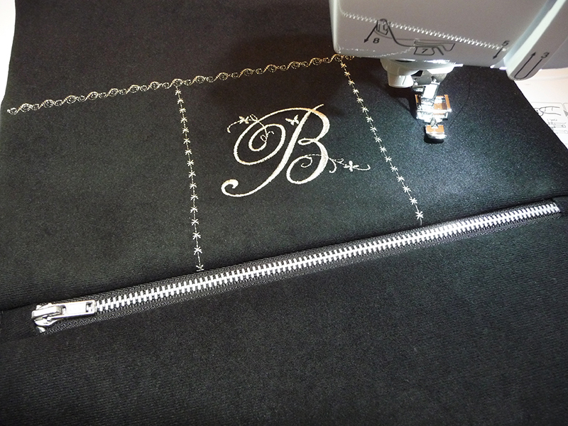 Holiday Black Clutch