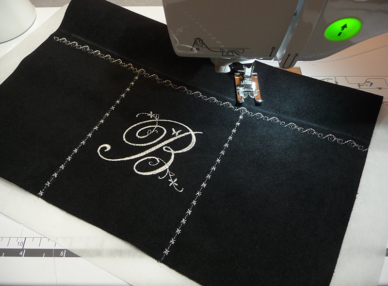Holiday Black Clutch