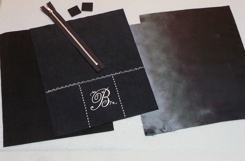 Holiday Black Clutch