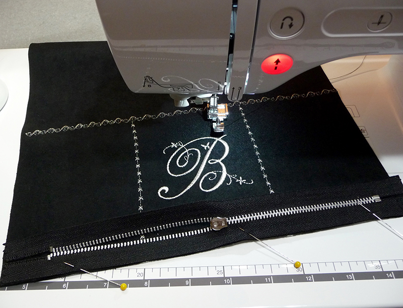 Holiday Black Clutch