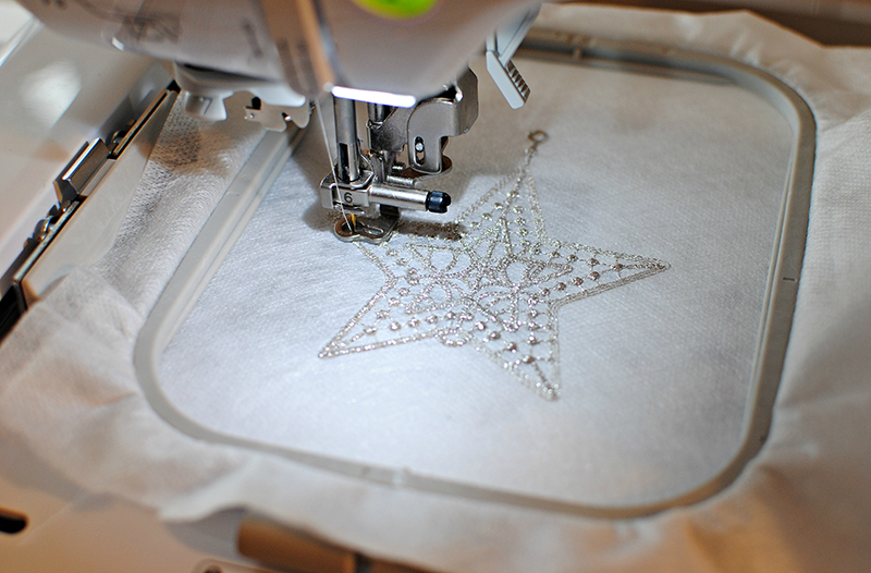 Freestanding Lace Star