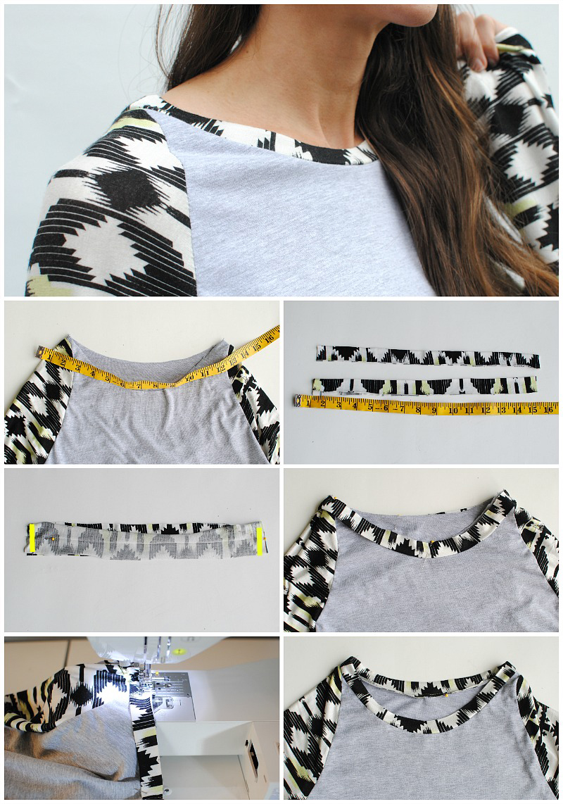 T-shirt to Raglan