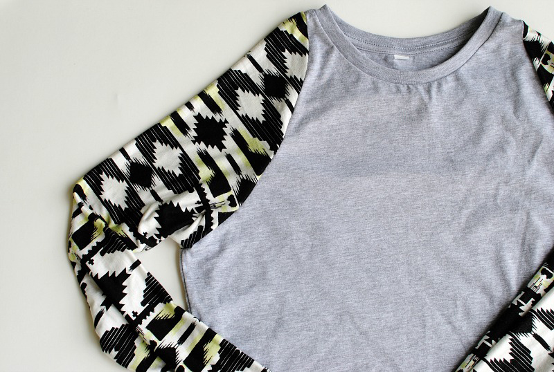 T-shirt to Raglan