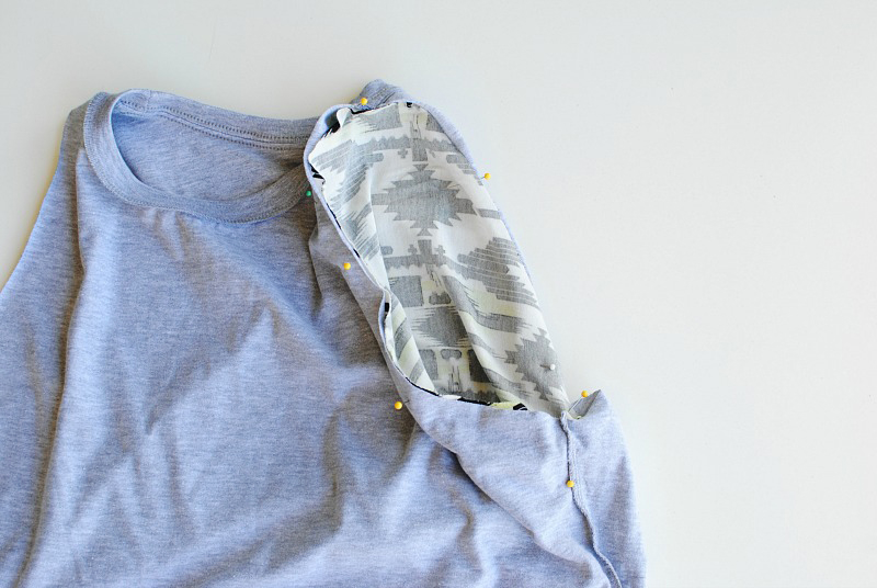 T-shirt to Raglan