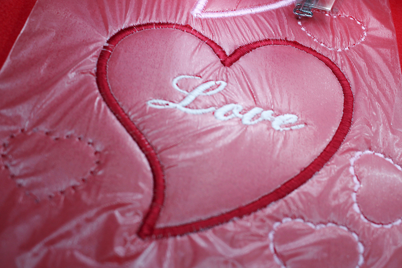 Embroidered Valentines Hearts