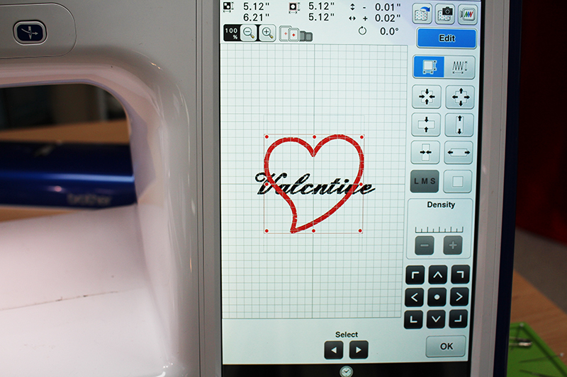 Embroidered Valentines Hearts