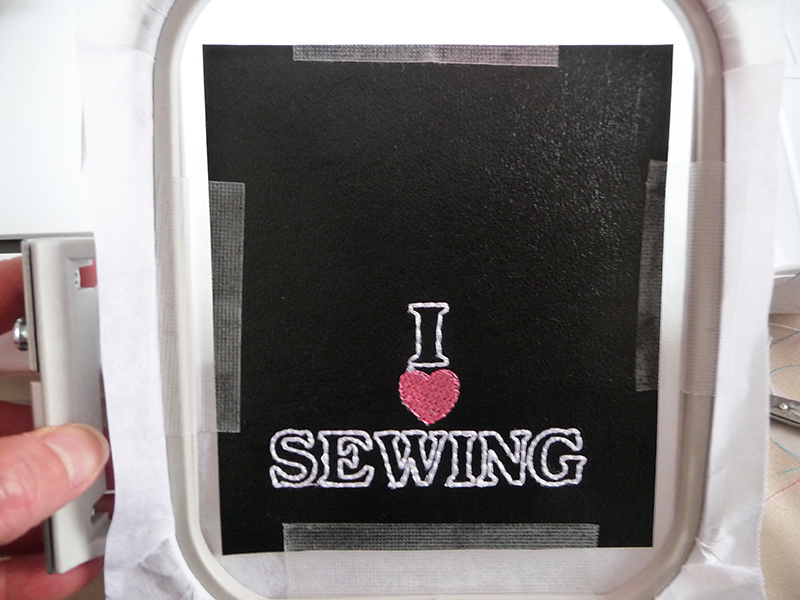 I Love Sewing Key Fob
