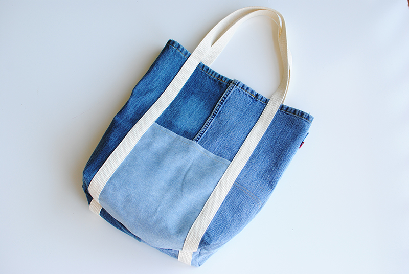 Upcycle Jean Tote Bag