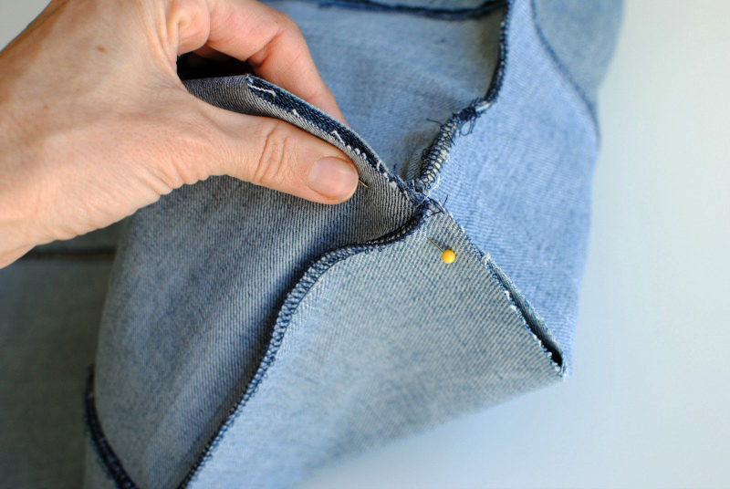 Upcycle Jean Tote Bag
