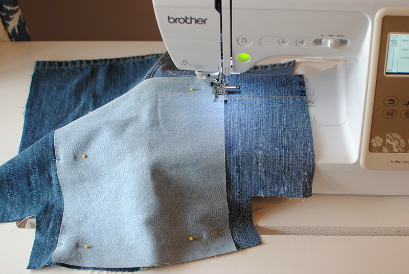 Upcycle Jean Tote Bag