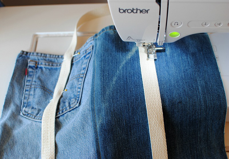 Upcycle Jean Tote Bag
