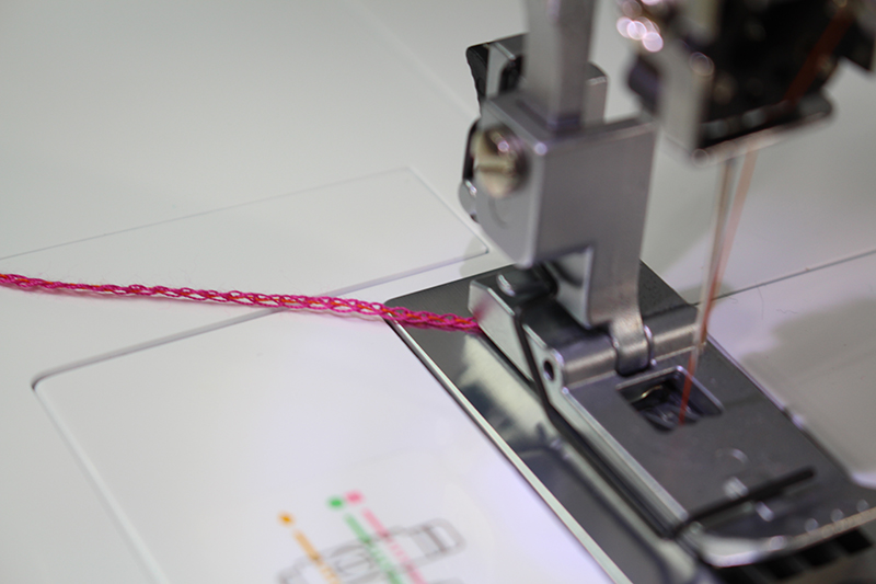 Chainstitch with a Coverstitch