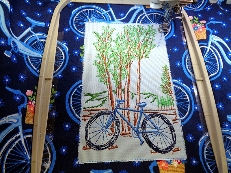 Appliqué Bike Bag
