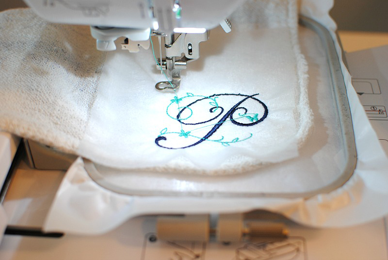 Embroider Towel Spa Day