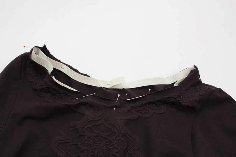 Upcycle Sweater to Boat Neck
