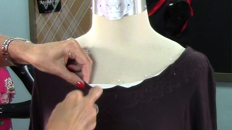 Upcycle Sweater to Boat Neck