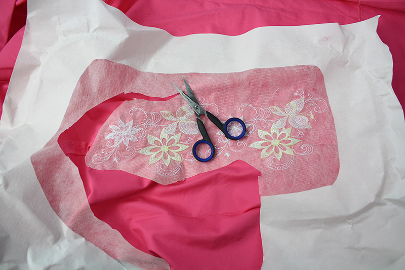 Embroidered Pink Pants