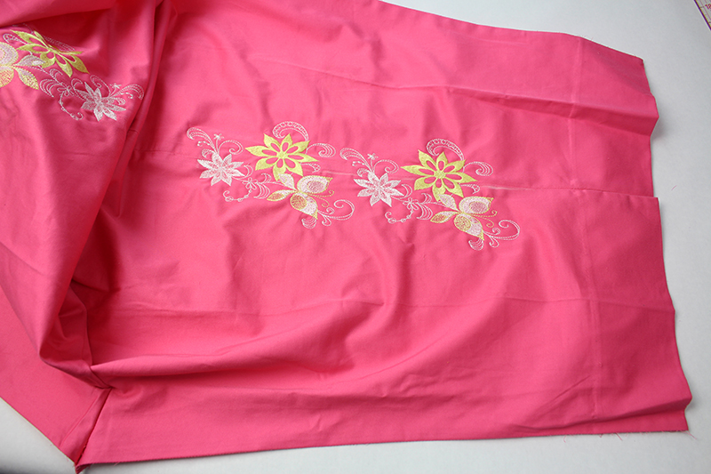 Embroidered Pink Pants