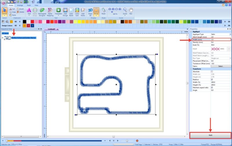 Wide Stitch