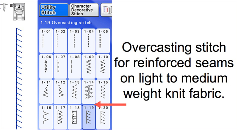 Overcasting Stitch