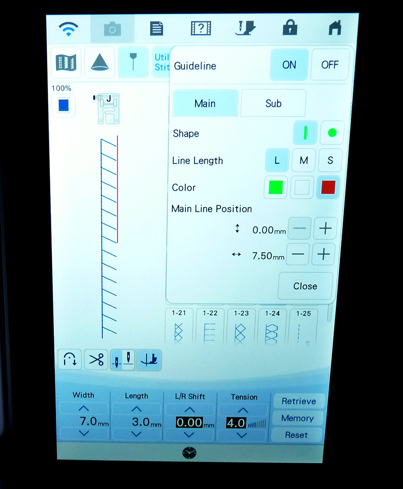 Set laser as guide
