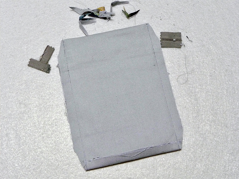 remove pins and trim