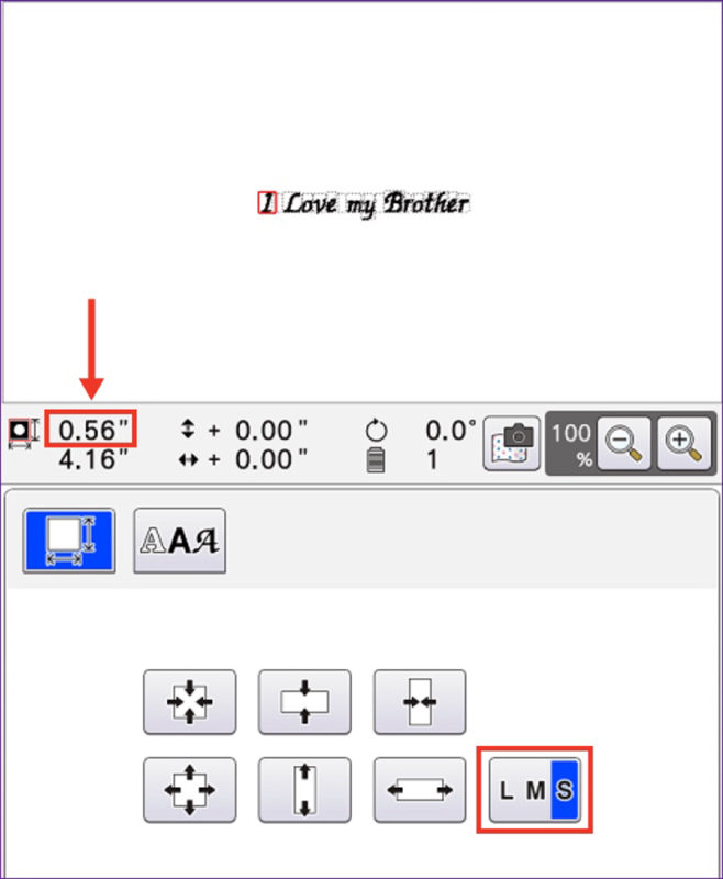 Letter Sizing