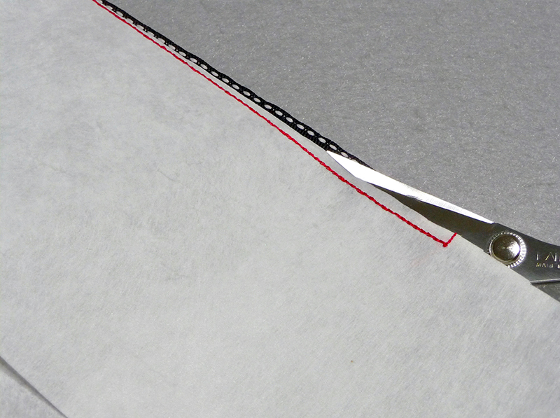 Cut away stabilizer