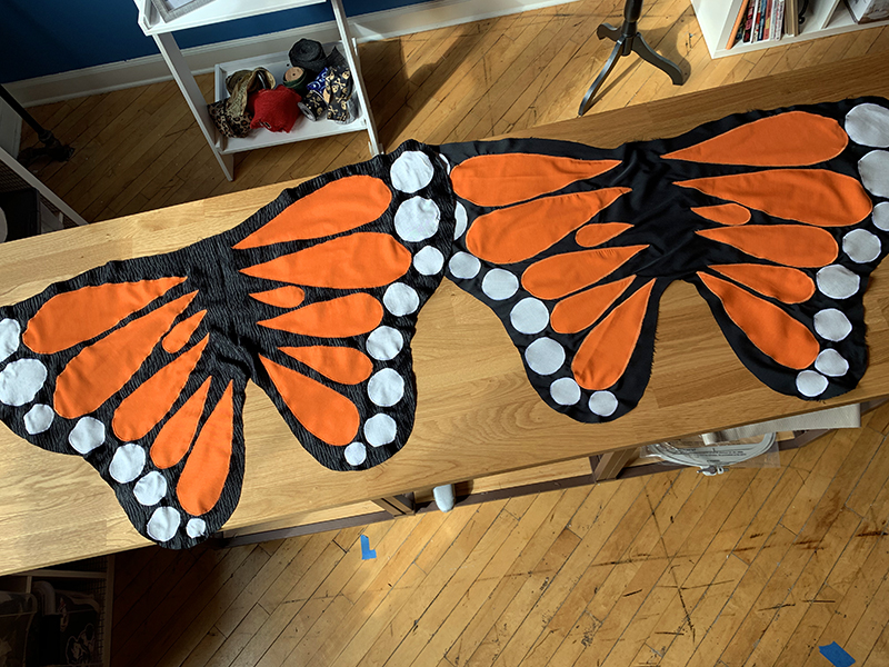 Front and back wings
