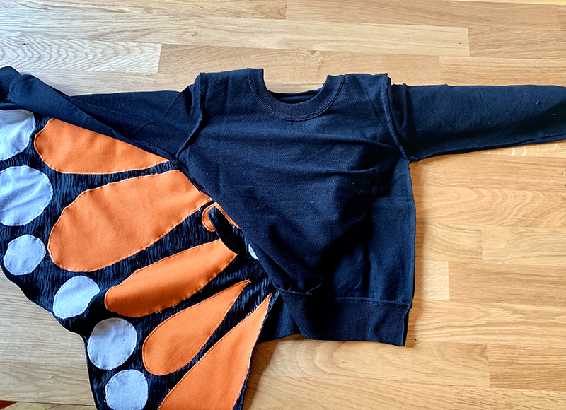 Turn the shirt right side out