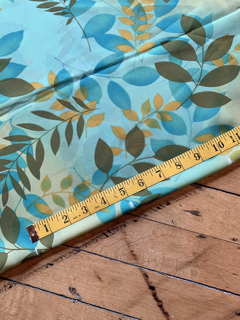 Measure 10 inches