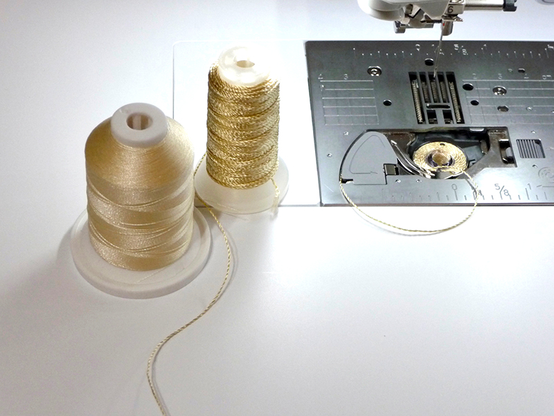 Place bobbin in case