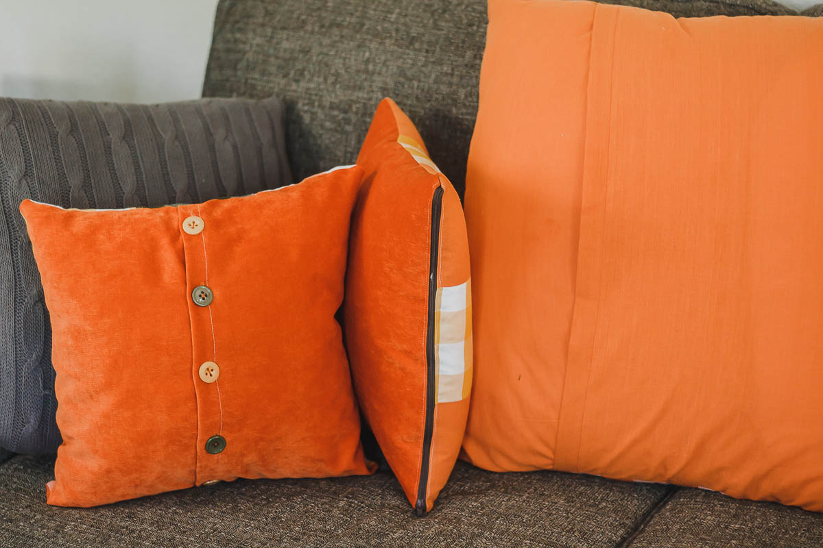 back of pillow