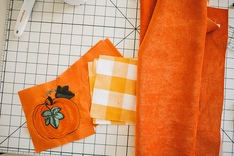 Remove fabric from hoop