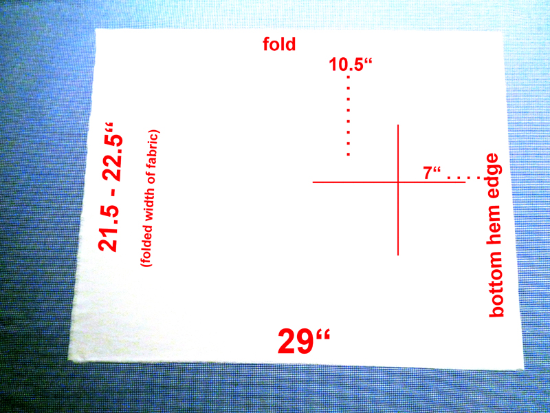 Mark and measure fabric