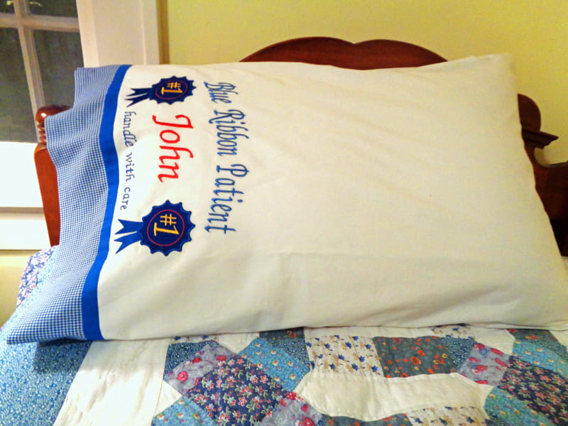 Blue Pillow Case