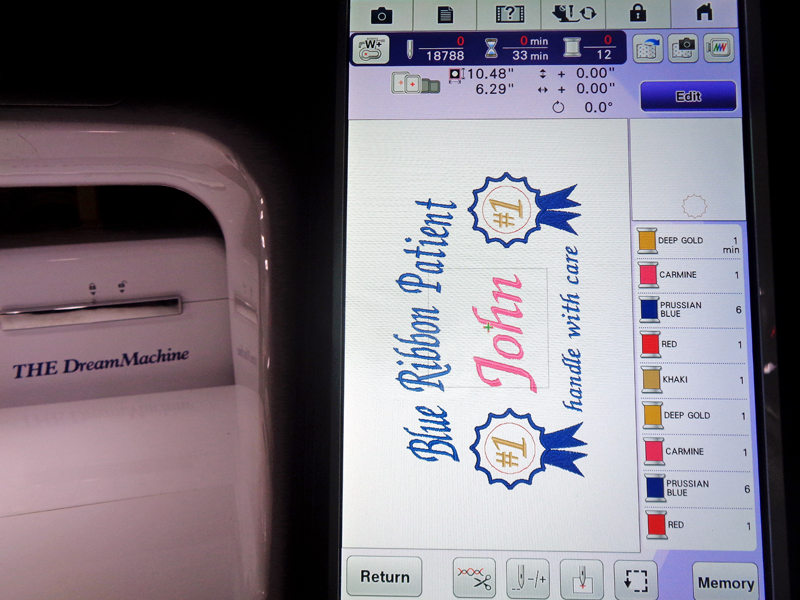 Load Design onto Machine
