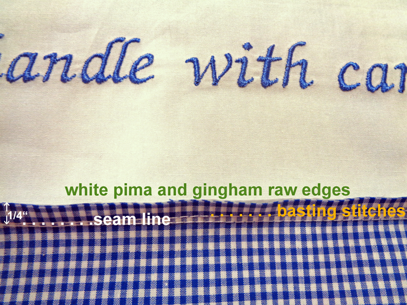 Attach Gingham Fabric