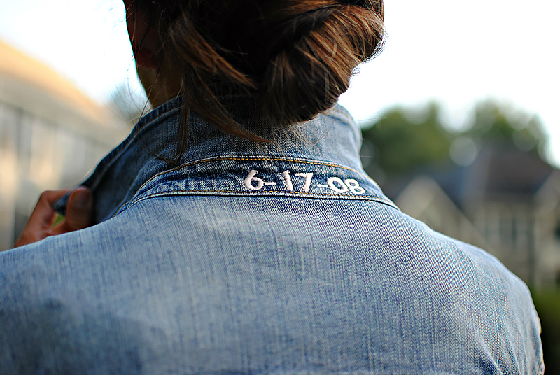 Date on jacket