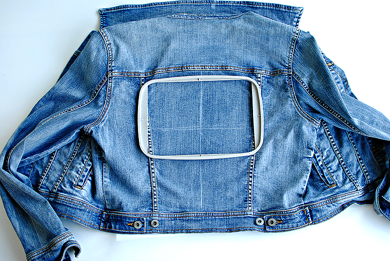 hoop on jacket