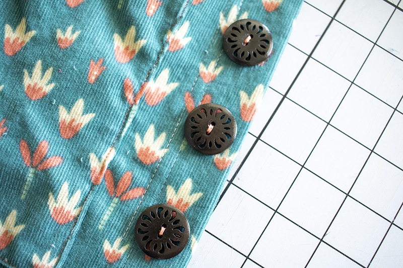 Buttons Sewn