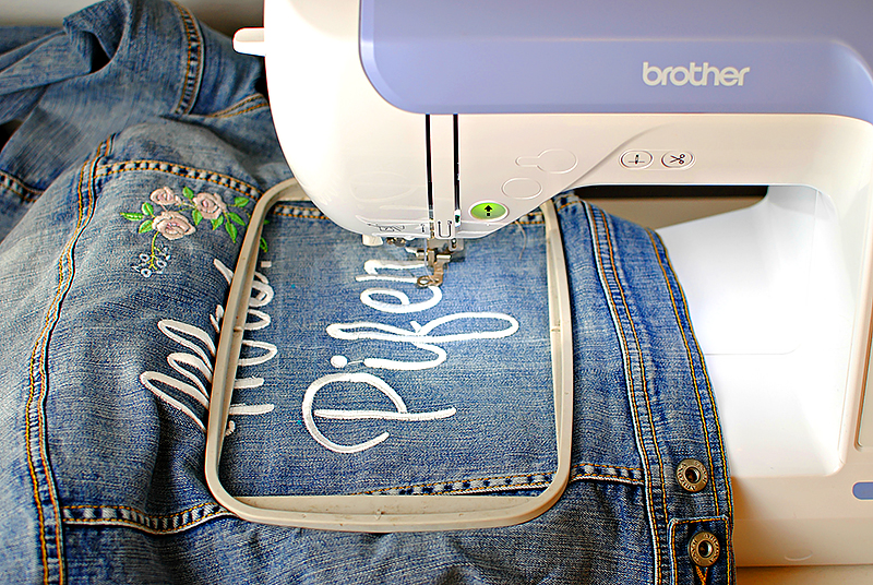 Bottom embroidery