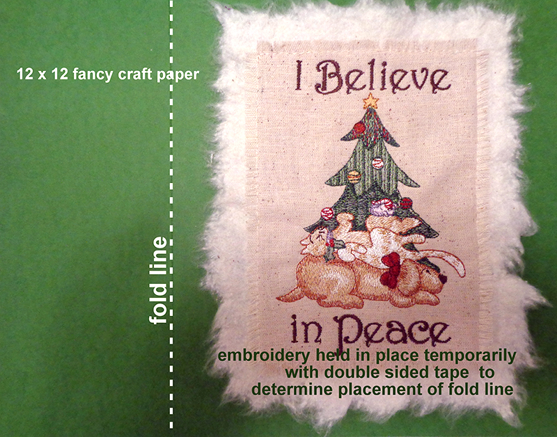 Peace card layout