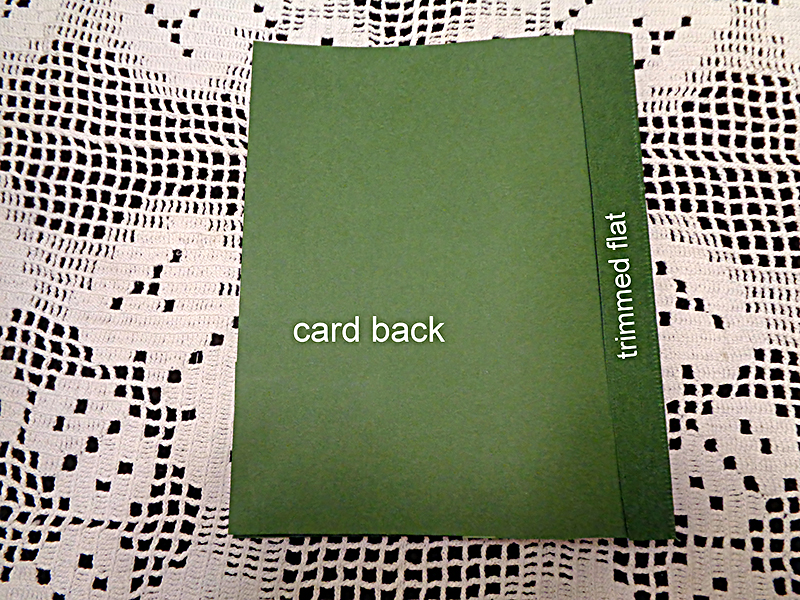 Trim card flap